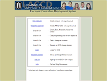 Tablet Screenshot of ecd.laccd.edu